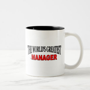 The World's Greatest Manager Two-Tone Coffee Mug