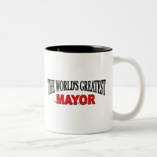 The World's Greatest Mayor Two-Tone Coffee Mug