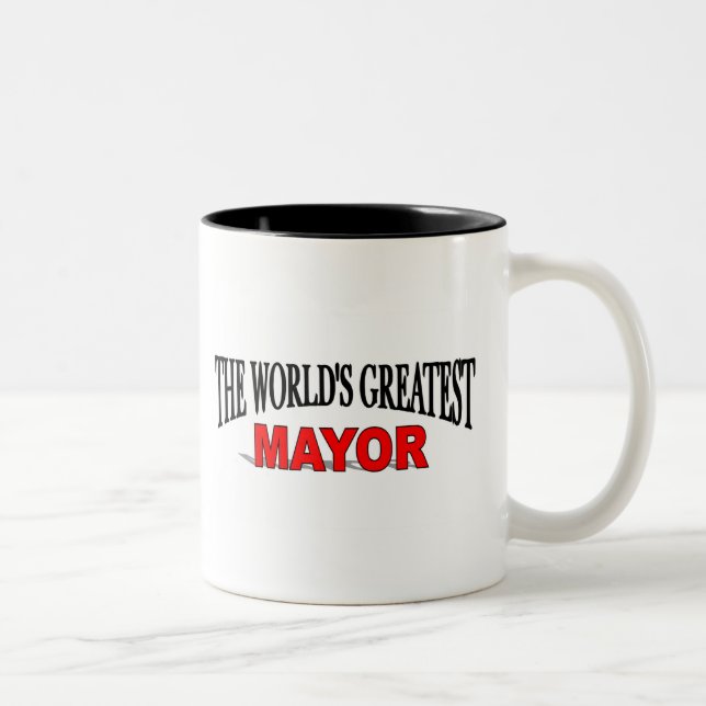 The World's Greatest Mayor Two-Tone Coffee Mug (Right)