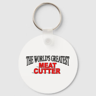The World's Greatest Meat Cutter Key Ring