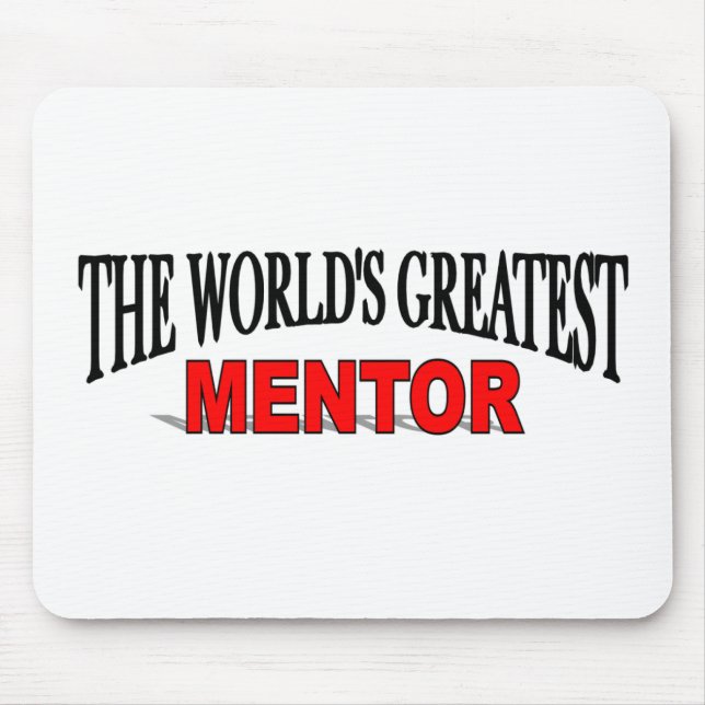 The World's Greatest Mentor Mouse Mat (Front)
