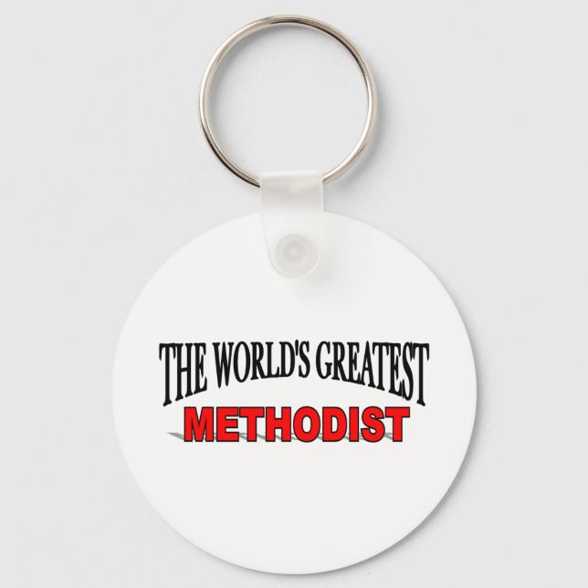 The World's Greatest Methodist Key Ring (Front)