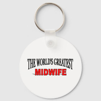 The World's Greatest Midwife Key Ring