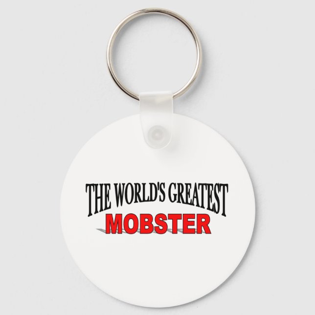 The World's Greatest Mobster Key Ring (Front)