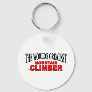 The World's Greatest Mountain Climber Key Ring