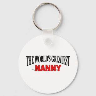 The World's Greatest Nanny Key Ring