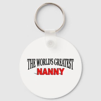 The World's Greatest Nanny Key Ring