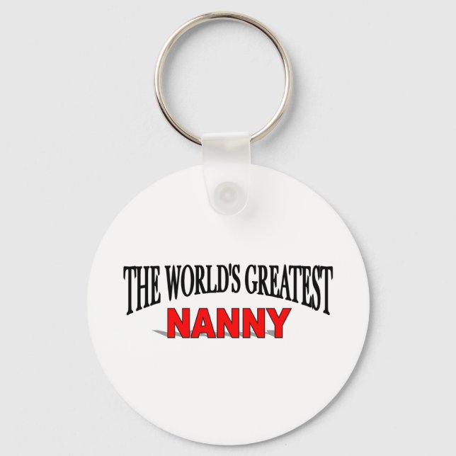 The World's Greatest Nanny Key Ring (Front)