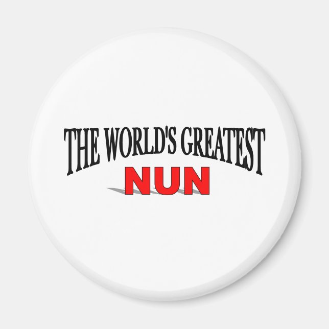 The World's Greatest Nun Magnet (Front)