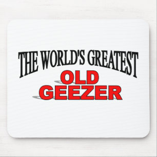 The World's Greatest Old Geezer Mouse Mat