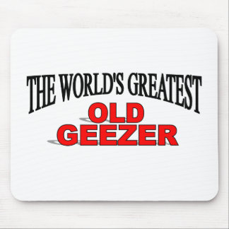 The World's Greatest Old Geezer Mouse Mat