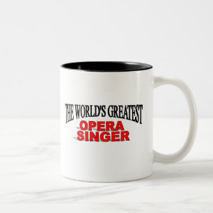 The World's Greatest Opera Singer Two-Tone Coffee Mug