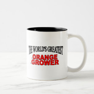The World's Greatest Orange Grower Two-Tone Coffee Mug
