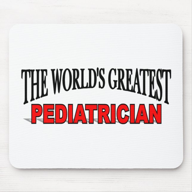 The World's Greatest Paediatrician Mouse Mat (Front)