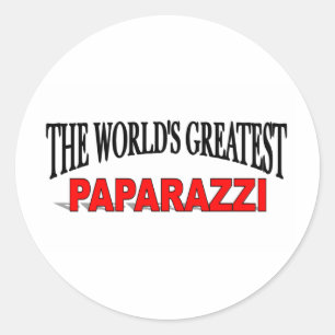 The World's Greatest Paparazzi Classic Round Sticker