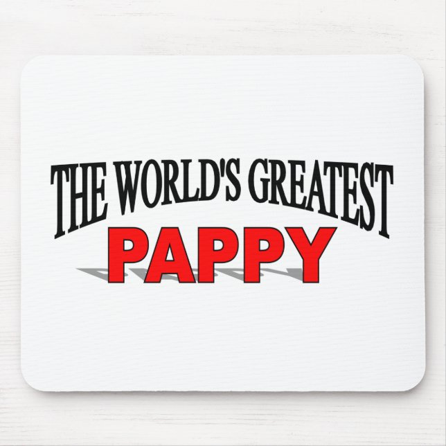The World's Greatest Pappy Mouse Mat (Front)