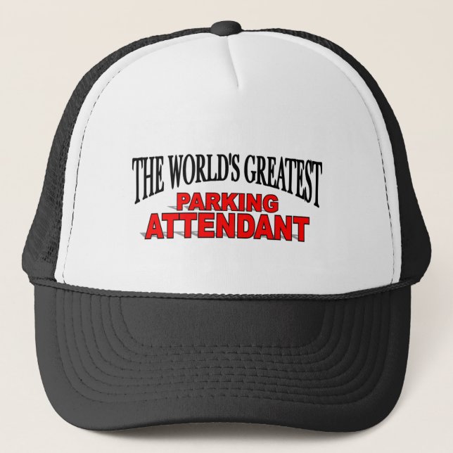 The World's Greatest Parking Attendant Trucker Hat (Front)