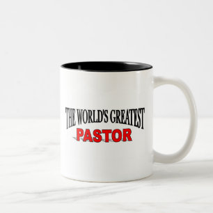 The World's Greatest Pastor Two-Tone Coffee Mug