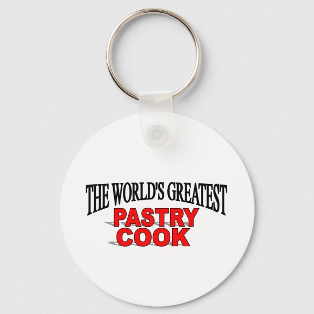 The World's Greatest Pastry Cook Key Ring (Front)