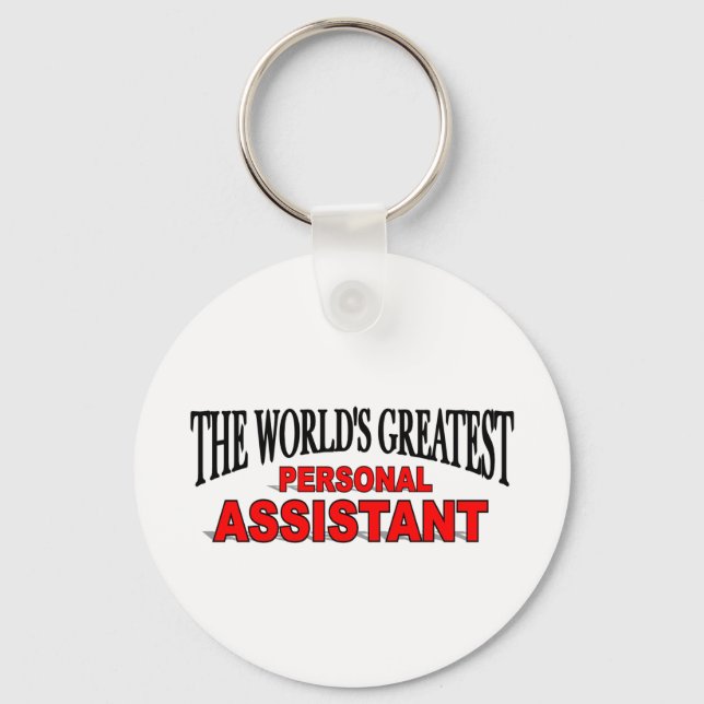 The World's Greatest Personal Assistant Key Ring (Front)