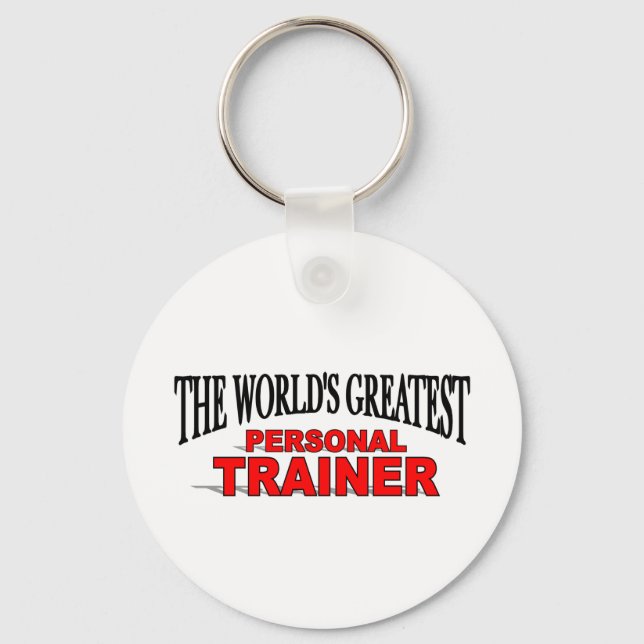 The World's Greatest Personal Trainer Key Ring (Front)