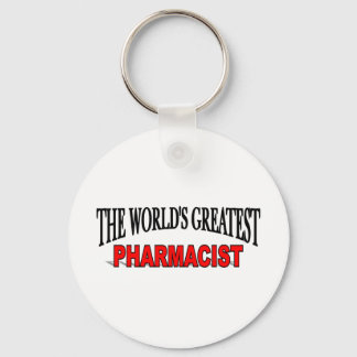 The World's Greatest Pharmacist Key Ring
