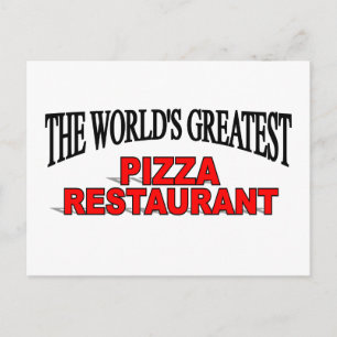 The World's Greatest Pizza Restaurant Postcard