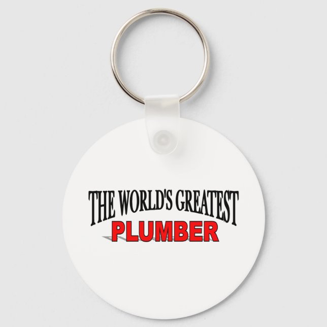 The World's Greatest Plumber Key Ring (Front)