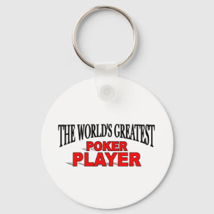 The World's Greatest Poker Player Key Ring