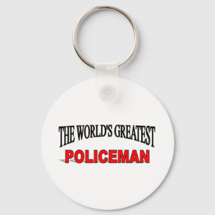The World's Greatest Policeman Key Ring