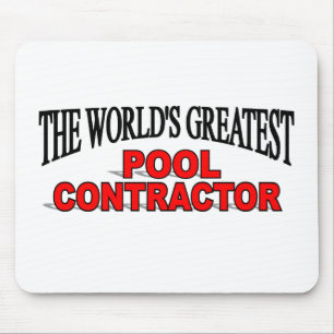 The World's Greatest Pool Contractor Mouse Mat
