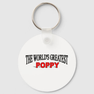 The World's Greatest Poppy Key Ring