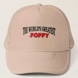 The World's Greatest Poppy Trucker Hat