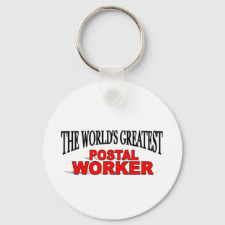 The World's Greatest Postal Worker Key Ring