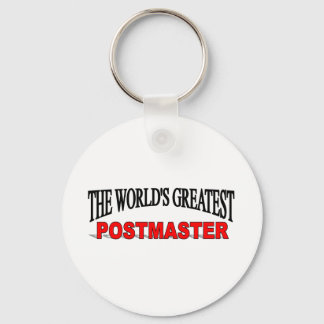 The World's Greatest Postmaster Key Ring