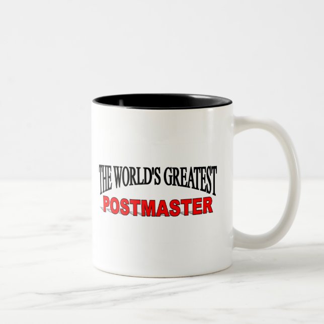 The World's Greatest Postmaster Two-Tone Coffee Mug (Right)