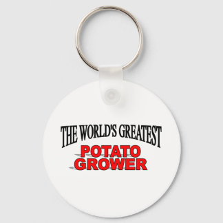 The World's Greatest Potato Grower Key Ring