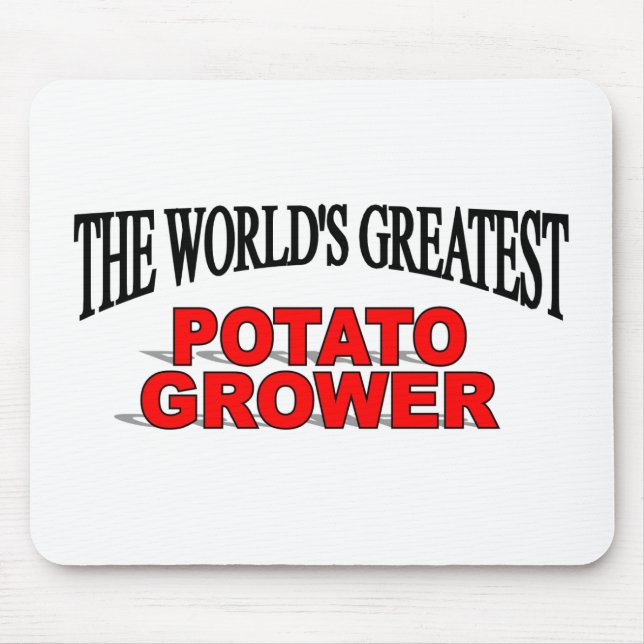 The World's Greatest Potato Grower Mouse Mat (Front)