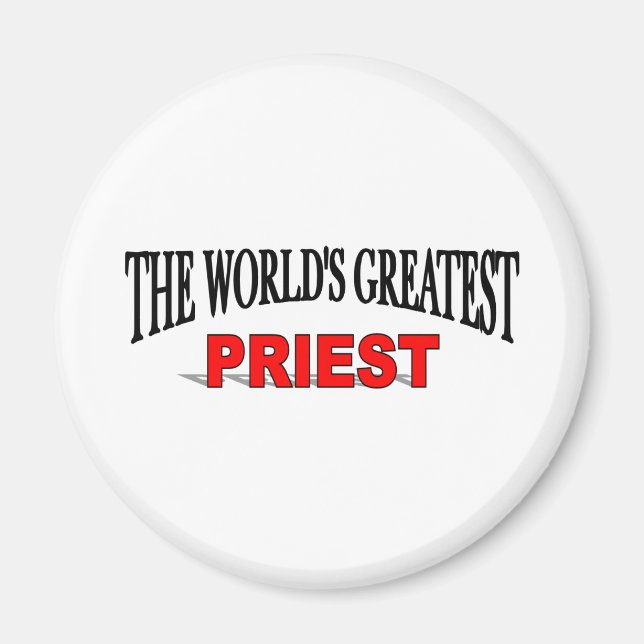 The World's Greatest Priest Magnet (Front)