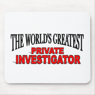 The World's Greatest Private Investigator Mouse Mat