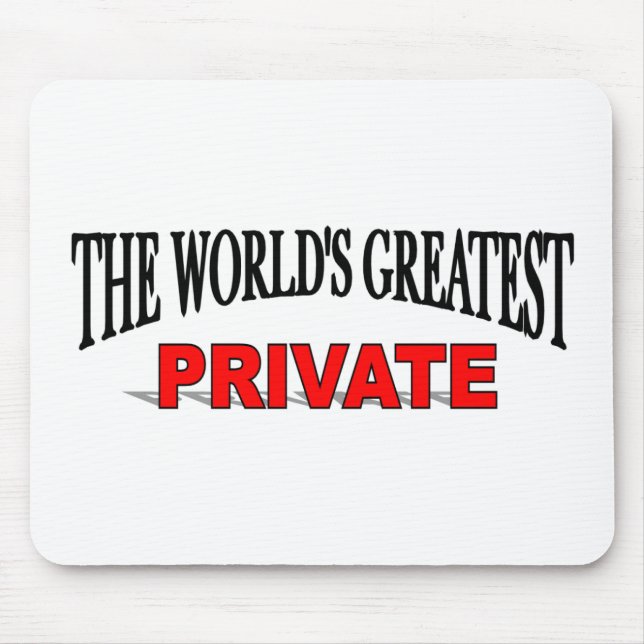 The World's Greatest Private Mouse Mat (Front)