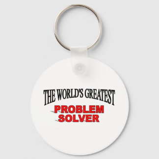 The World's Greatest Problem Solver Key Ring