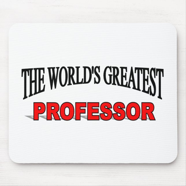 The World's Greatest Professor Mouse Mat (Front)