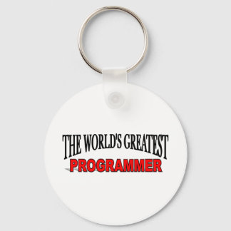The World's Greatest Programmer Key Ring