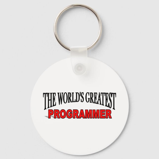 The World's Greatest Programmer Key Ring (Front)