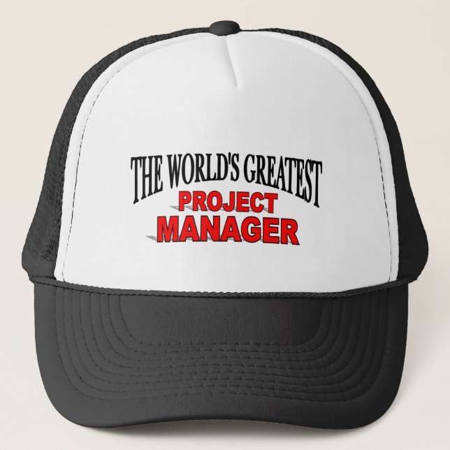 The World's Greatest Project Manager Trucker Hat (Front)
