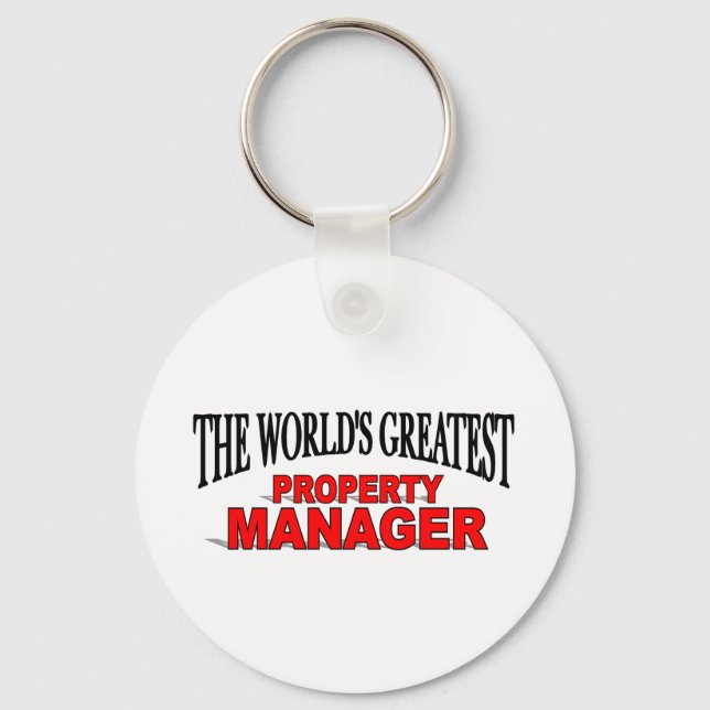 The World's Greatest Property Manager Key Ring (Front)