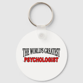 The World's Greatest Psychologist Key Ring
