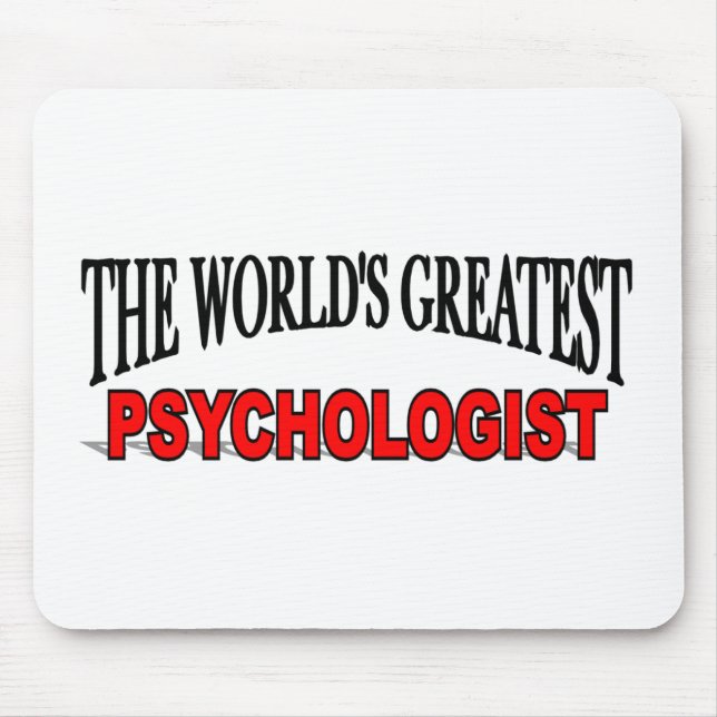 The World's Greatest Psychologist Mouse Mat (Front)