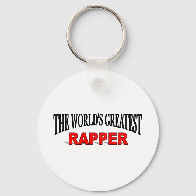 The World's Greatest Rapper Key Ring (Front)